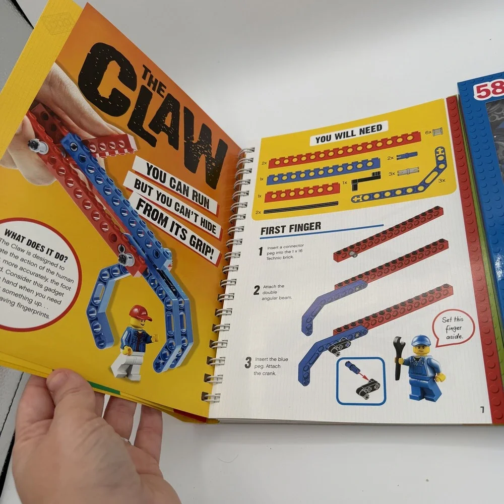 LEGO Gadgets Build 11 Machines Book with 58‎ LEGO Elements Bricks